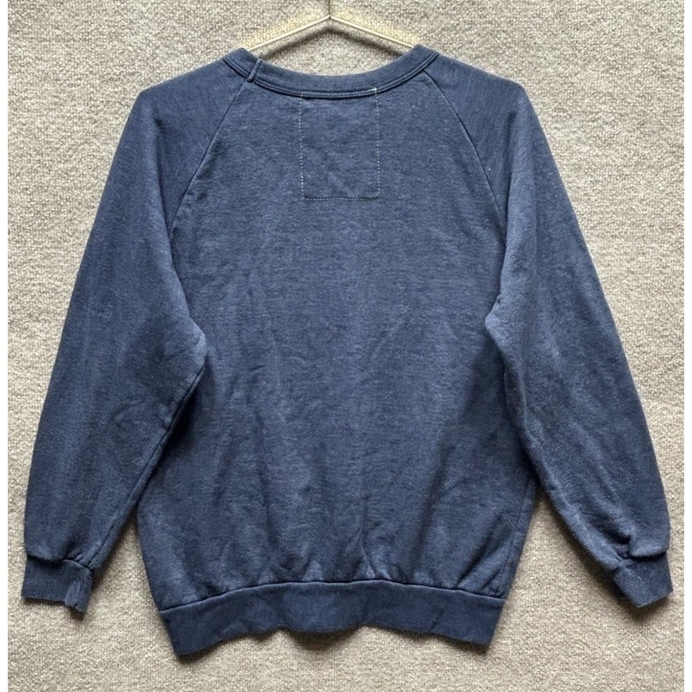 Aviator Nation Daydream Sweatshirt Women Large Blue Pullover Rainbow Relaxed Fit - Picture 3 of 4